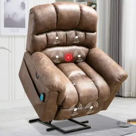 Canmov 313520335486 Large Power Lift Recliner Chairs With Massage And Heat For Elderly Big