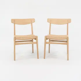 Ch23 Carl Hansen & Son 2023 Hans J. Wegner For Dining Chair In Oak Soap 2x Available