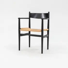 Ch37 Carl Hansen & Son 2022 Hans Wegner For Dining Chair Oak Black Natural Papercord
