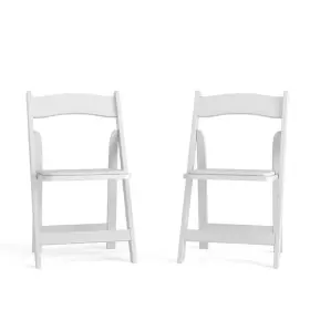 Carnegy Avenue 726084313071 White Wood Folding Chair 2-pack Carnegy Avenue 726084313071 White Wood Folding Chair 2-pack