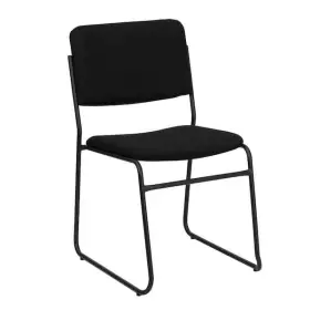 Carnegy Avenue 889142675358 Fabric Stackable Chair In Black