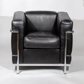 Lc2s Cassina Pair Lc2 By Le Corbusier Pierre Jeanneret And Charlotte Perriand For