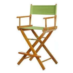 021-72 Casual Home 030159003027 220-05/021-72 Director Chair 24 Inch - Counter Height Honey Oakframe/lime Green C