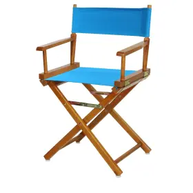 021-27 Casual Home 030159003409 200-55/021-27 Directors Chair Canvas 18 Inch - Classic Height Honey Oakframe/tur