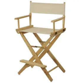 Casual Home 030159014511 American Trails Frame Natural Canvas 24 Counter Height Directors Chair