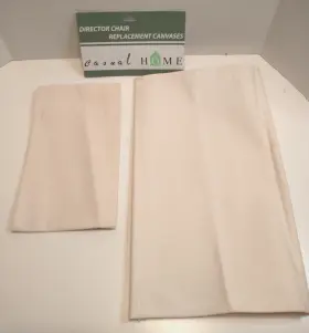 Casual Home 030159021120 - Replacement Director Chair Canvas Beige 100% Cotton New