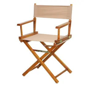 Casual Home 030159205247 18 Directors Chair Honey Oak Frame-tan Canvas Folding Homes Schools Events