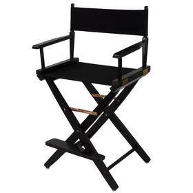 Casual Home 206-22/032-15 American Trails Extra-wide Premium 24 Inch Directors Chair Black Frame With Blac