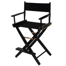 032-15 Casual Home 206-22/032-15 American Trails Extra-wide Premium 24 Inch Directors Chair Black Frame With Blac