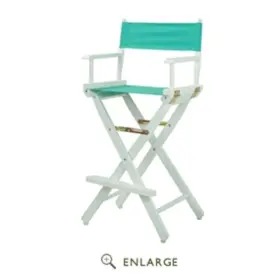 230-02-021-17 Casual Home 230-02/021-17 30 Inch Directors Chair Black Frame With Teal Canvas