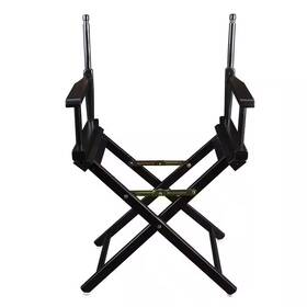 Casual Home 313038034016 18 Inch Directors Chair Black Solid Wood Frame