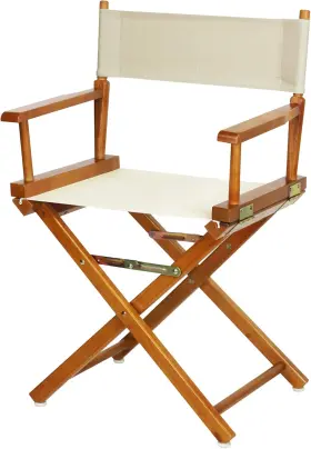 Casual Home 445026168182 18 Inch Directors Chair Honey Oak Frame With Wheat Canvas