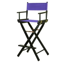 Casual Home B07cyytznx 230-02/021-41 Black Frame-purple Canvas Director Chair 30 - Bar
