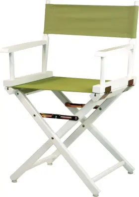 021-100  Casuu 200-01/021-100 18 Inch Directors Chair White Frame With Olive Canvas
