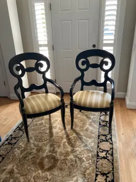 Century 662893534477 Accent Chair Dining Chairs Arm For Living Room Set Of 2