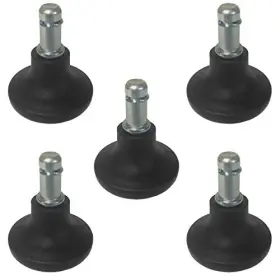 S0005-5 Chairpartsonline Short Bell Glides For Office Task And Desk Chairs Or Stools - Low Profile