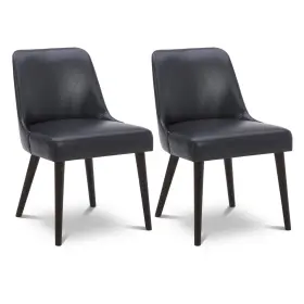 Dcy1093 Chita Mid-century Modern Dining Chair Set Of 2 Upholstered Comfort Accent Chairs