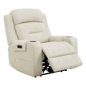 Kjw.a5022 Chita Genuine Leather Power Recliner Chairs For Adults Lay Flat