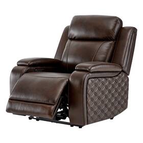 Chita Km.a5000 Genuine Leather Power Recliner Chairs Zero Gravity With Headrest