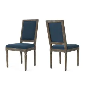 303744 Christopher Knight Home Ledger Traditional Fabric Dining Chairs 2-pcs Set N