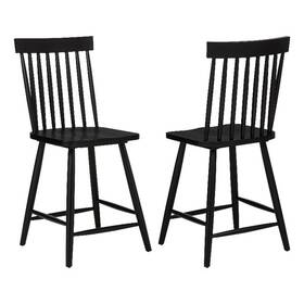 Coaster 122509blk Andrews 24 Inch Wood Counter Height Dining Chair In Black