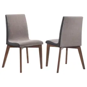 106592 Coaster Fine Furniture Home Furnishings - Redbridge Wood And Fabric Set Of 2 Upholstered A