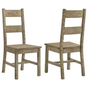 192922 Coaster Furniture Cardova Solid Wood Dining Side Chair Vineyard Oak Set Of 2