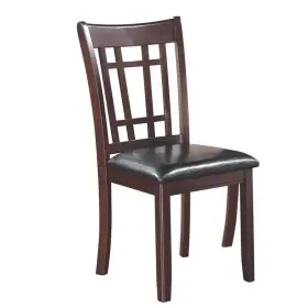 Coaster Home Furnishings 021032294038 Lavon Dining Side Chairs With Padded Vinyl Seat Espresso And Black S