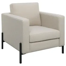 509903 Coaster Home Furnishings Tilly Upholstered Track Arms Chair Oatmeal