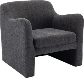 Colamy 445007836857 Modern Accent Chair For Living Room Upholstered Armchair With Back Comf