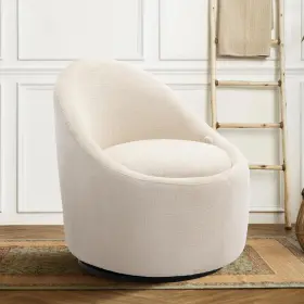 Colamy 932318004057 Swivel Accent Chair Barrel 360 With Hidden Storage Mode