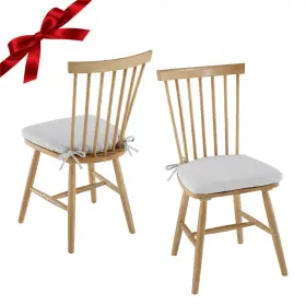 Colamy 932318009113 Windsor Dining Chairs Set Of 2 Kitchen With Spindle Back Farm