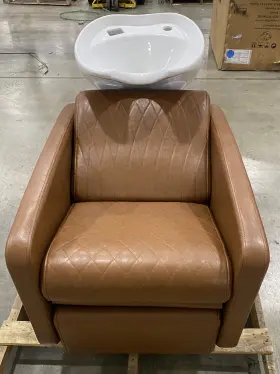 Sep-3979a-hzl Comfort Plus Salon Backwash Shampoo Chair In Hazelnut