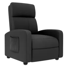 Rc-01 Comfycorner Recliner Chair For Adults Reclining Sofa With Side Pocket Linen Fabric Recl