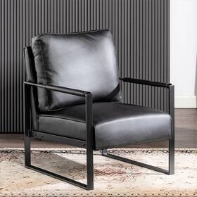 Container Furniture Direct C176 Classic Mid Century Modern Accent Chair With Durable Squa