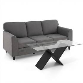 Contemporary Living Room Furniture Suite Modern 019119006377 3-seat Teddy Velvet Sofa 47-i