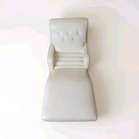 Contour Chair-louge Co. Inc. 23640 Contuor Chair-lounge Co. Inc. Powerslide White Faux Leather Lounge