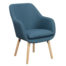310131be Convenience Concepts Take A Seat Charlotte Accent Chair Denim Blue Linen