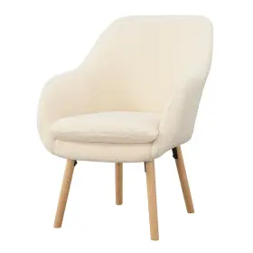 T1-117 Convenience Concepts Take A Seat Charlotte Sherpa Polyester Wood Leg Accent
