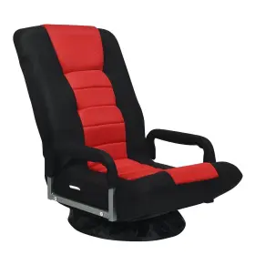 46185279 Costway 360-degree Swivel Gaming Floor Chair With Foldable Adjustable Backrest-red - Col