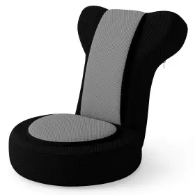 Hcst11976 Costway Lazy Sofa Chair With Adjustable Headrest And Backrest Sponge Padded Seat Metal Frame