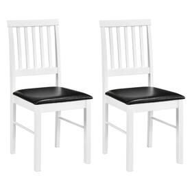 Costway Hcst13339 Dining Chairs Set Of 2 With Hollowed Backrest Padded Seat And Rubber Wood Legs