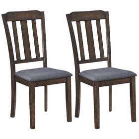 Costway Hcst13499 Dining Chairs Set Of 2 With Comfortable Backrest And Padded Seat For Living Room