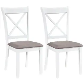 Hcst13518 Costway Dining Chairs Set Of 2 With Comfortable Backrest And Padded Seat For Living Room