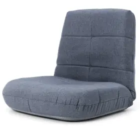 Fc001bgy Crestlive Products Easy Lounge Adjustable Padded Floor Chair With Back Support Comfortable Fol