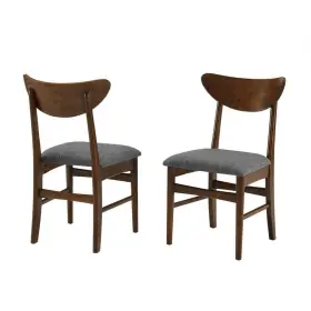 Chairs19.75 Crosley Furniture Cf6021-ma Dining Inch Wood Mahogany Upholstered Seat 2-piece