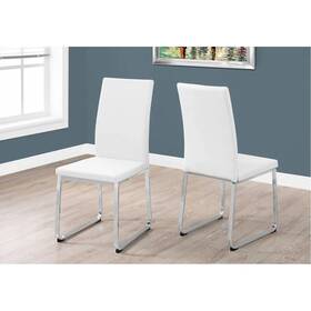 Decovio 15245-w Plymouth White Dining Chair 2-piece Set