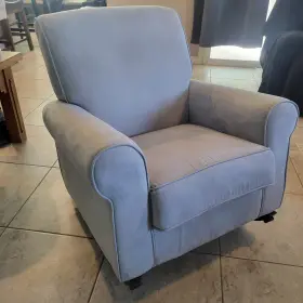 Delta Children 080213105242 Rocker With Livesmart Evolve Fabric - Light Gray Euc