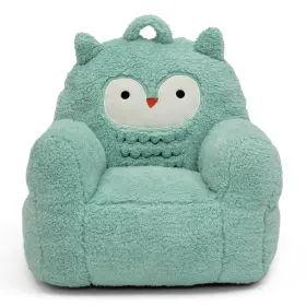 Fc83540gn-1614 Delta Children Owl Cozee Buddy Chair Teal