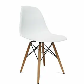 Ex2012 Designer Modern Tribeca Woodleg Dining Chair 4 White